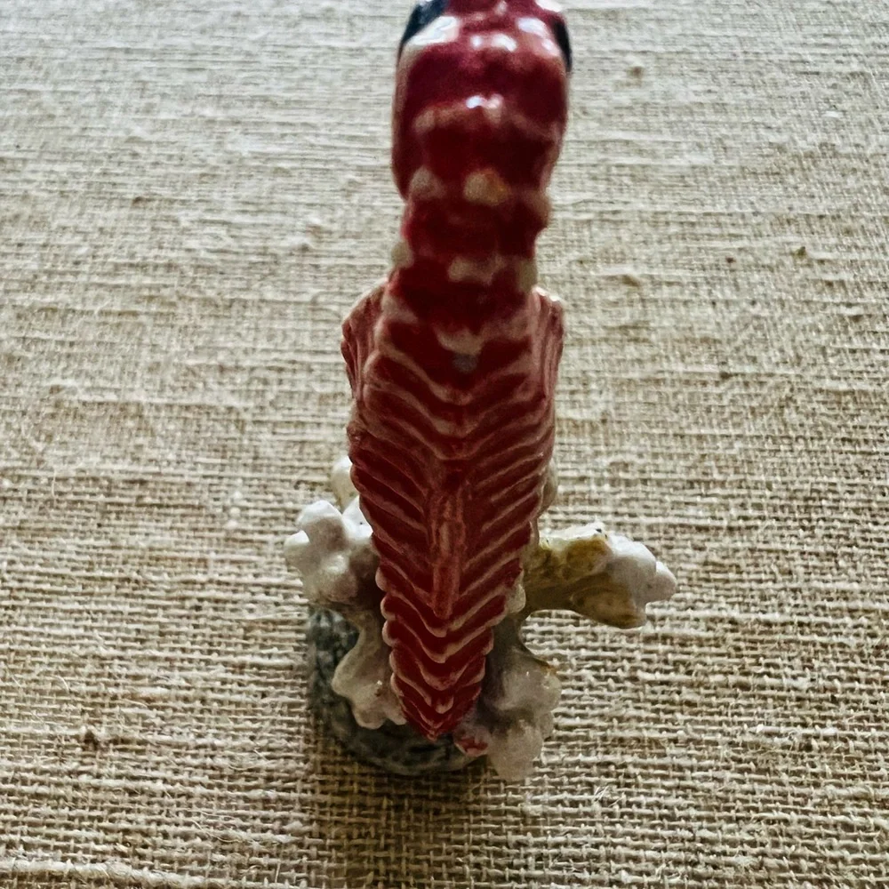 Red Seahorse Ceramic